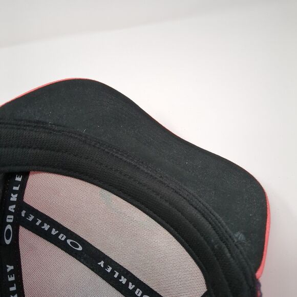 Oakley Slideback Hat Pink One Size Adjustable Vented Holes 6 Panel Polyester - Picture 7 of 9